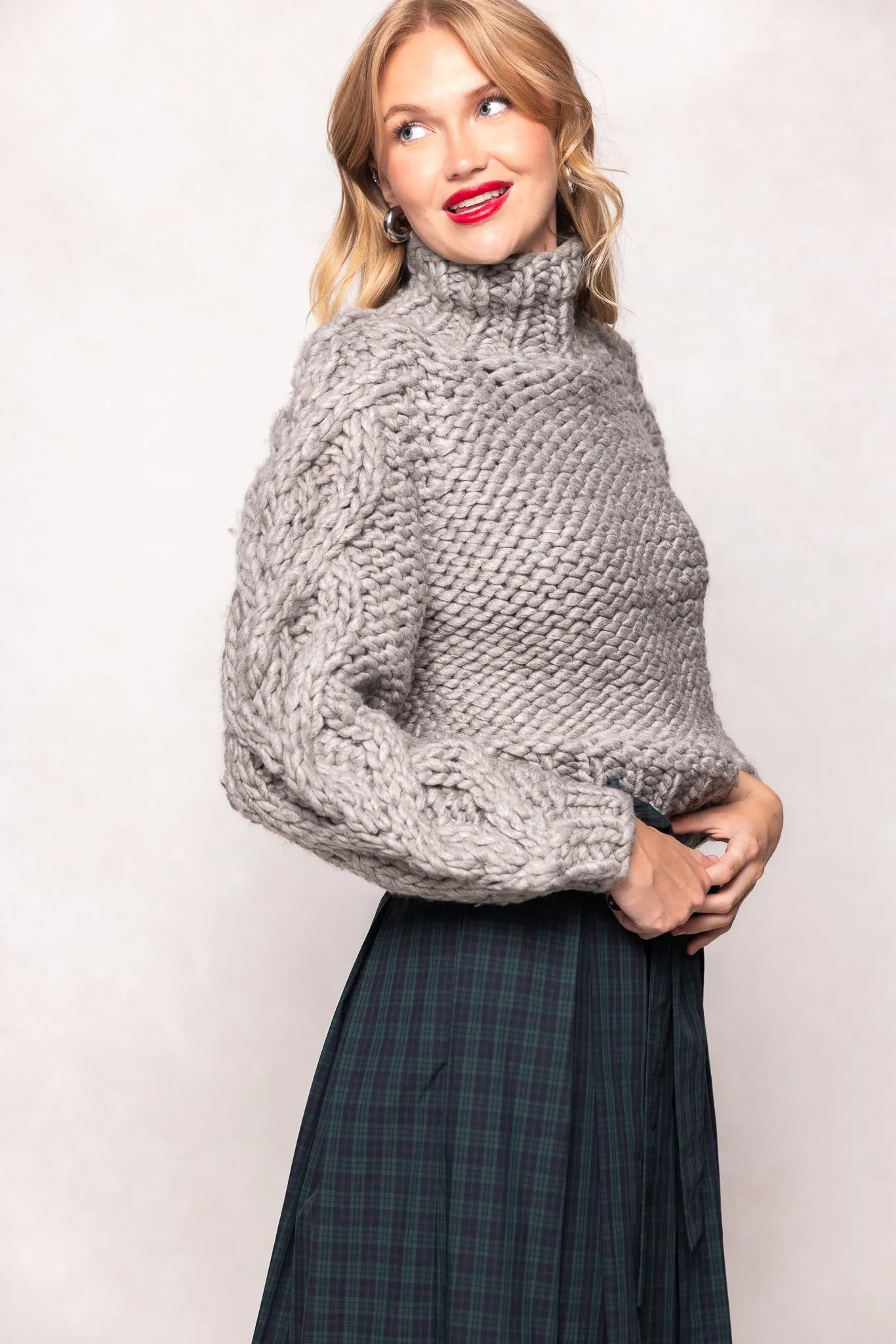Allegra Sweater in Gray sold by Ivy City Co product image thumbnail 2