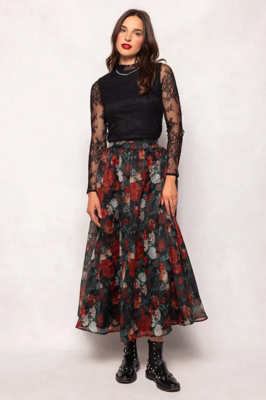 Ashlyn Top in Black Lace sold by Ivy City Co