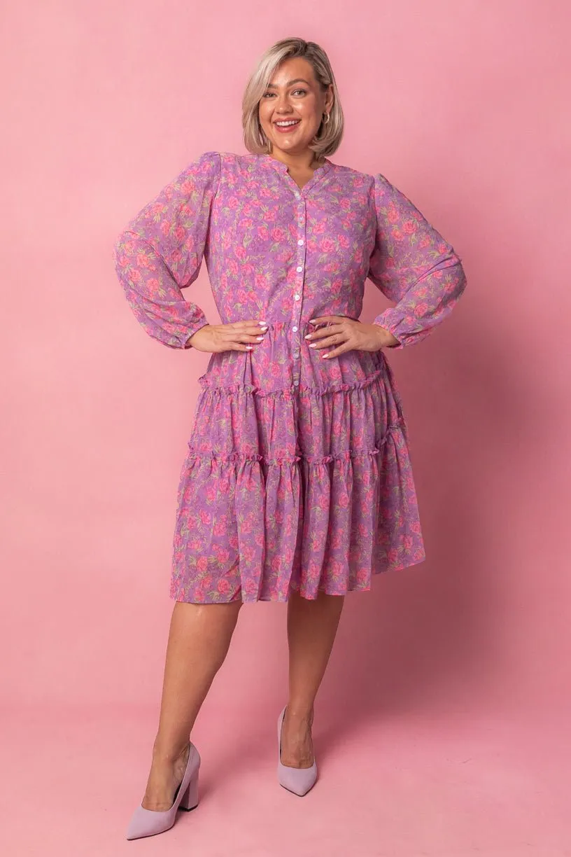 Lydia Dress in Pink Floral - FINAL SALE sold by Ivy City Co product image thumbnail 2