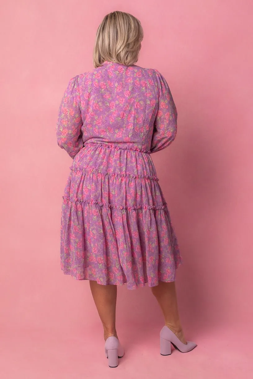 Lydia Dress in Pink Floral - FINAL SALE sold by Ivy City Co product image thumbnail 5