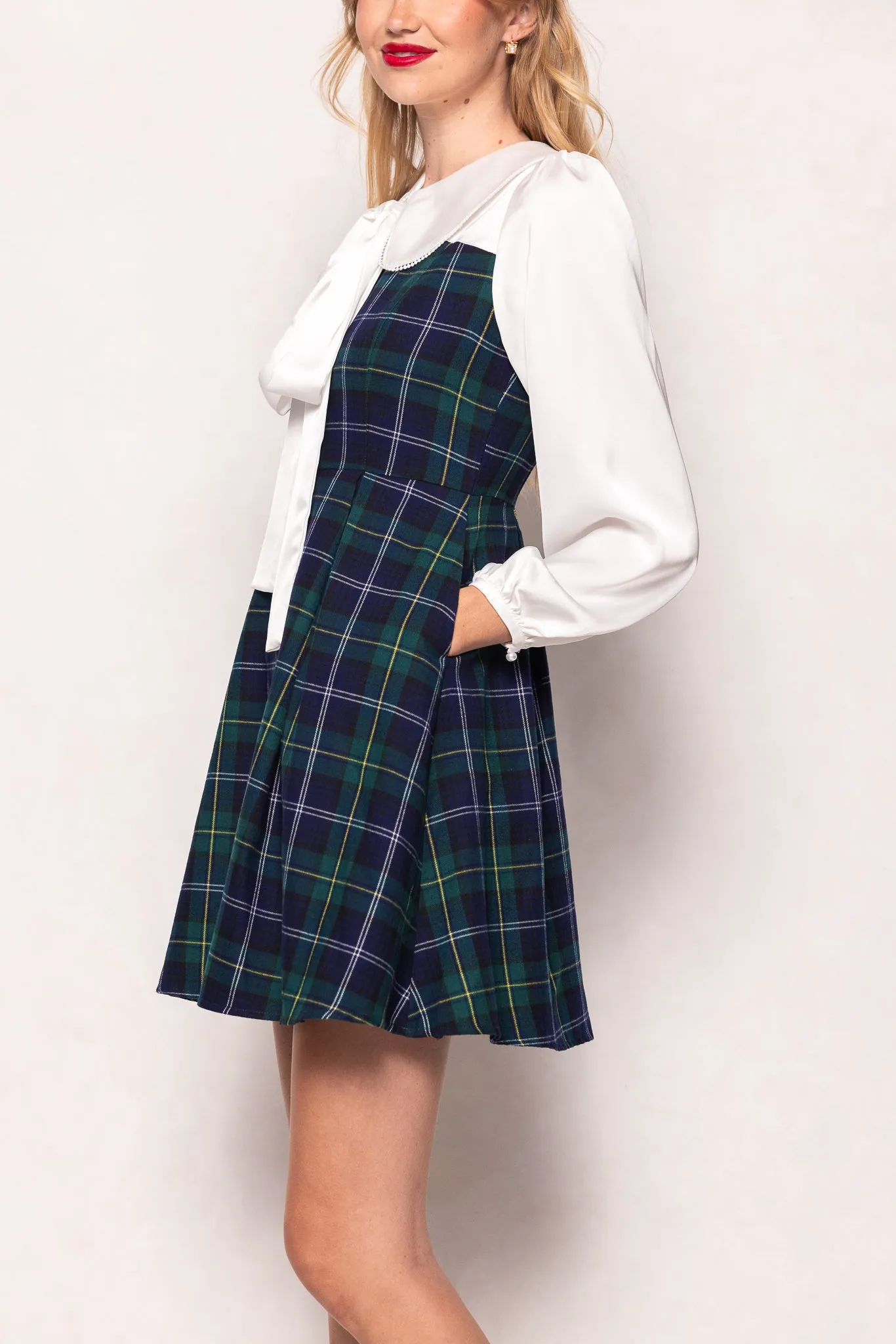 Tawny Dress in Nocturne Plaid sold by Ivy City Co product image thumbnail 2