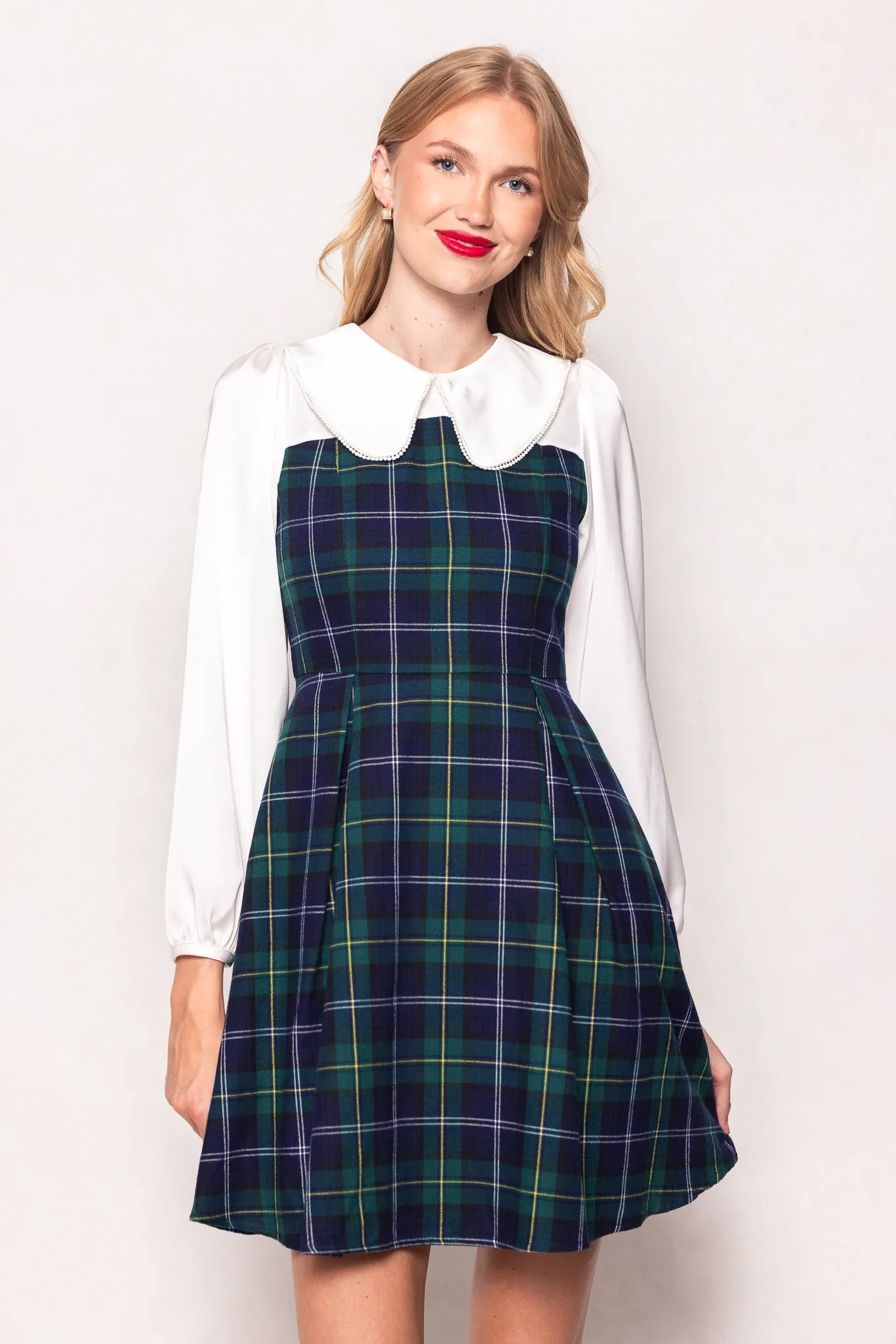 Tawny Dress in Nocturne Plaid sold by Ivy City Co product image thumbnail 5