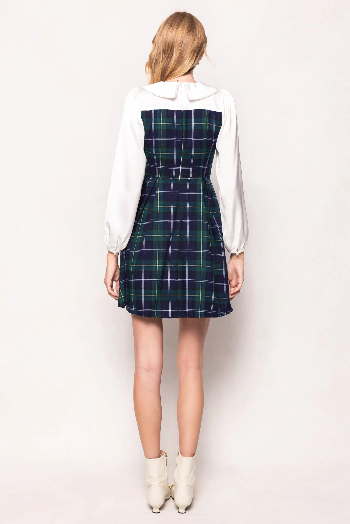 Tawny Dress in Nocturne Plaid sold by Ivy City Co product image thumbnail 4