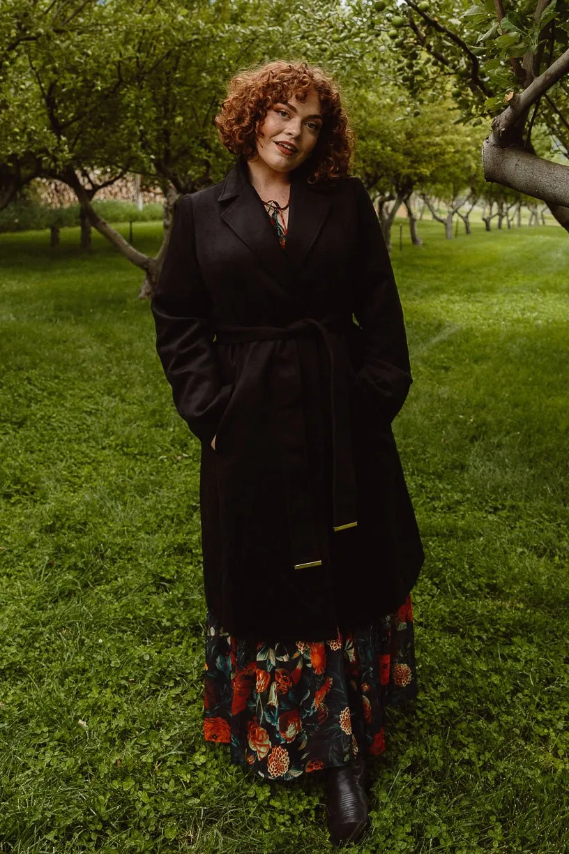 Sloane Coat in Black - FINAL SALE sold by Ivy City Co