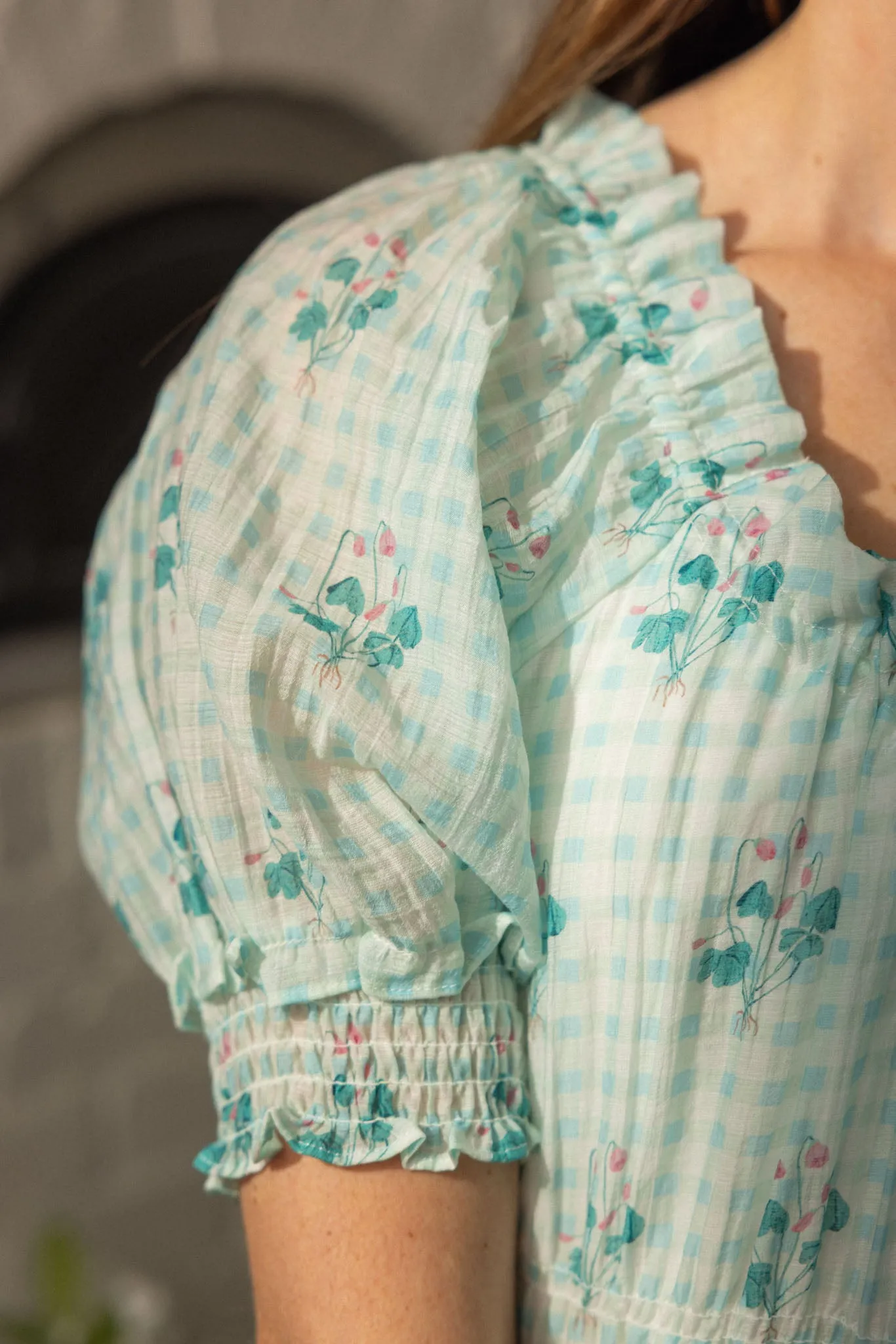 Jessie Dress in Bloom Gingham sold by Ivy City Co product image thumbnail 5