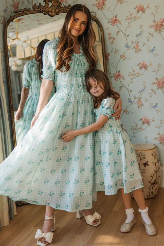 Jessie Dress in Bloom Gingham sold by Ivy City Co