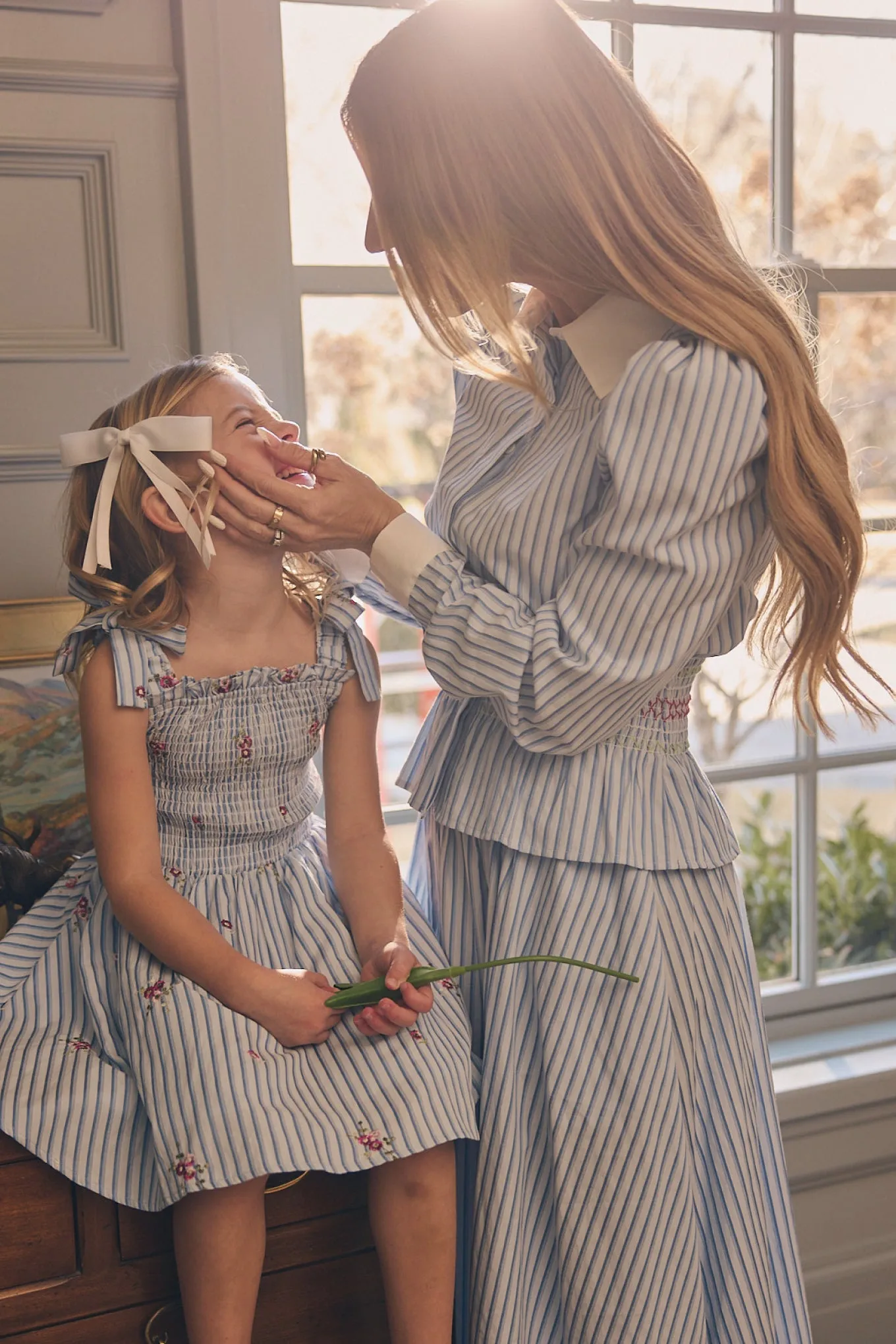 Bluebell Top in Blue & White Stripes sold by Ivy City Co product image thumbnail 2