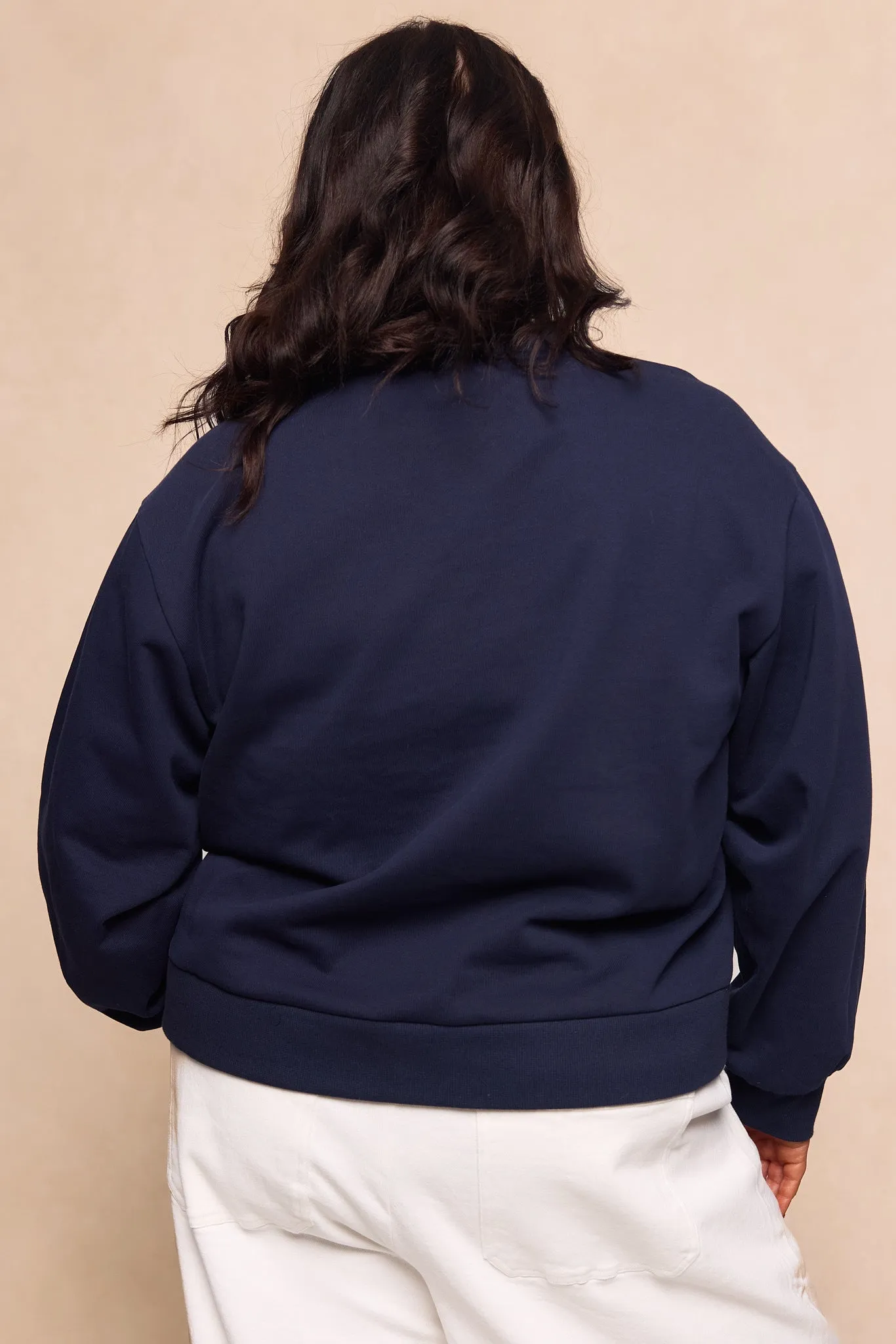Kinsley Sweatshirt in Navy sold by Ivy City Co product image thumbnail 4