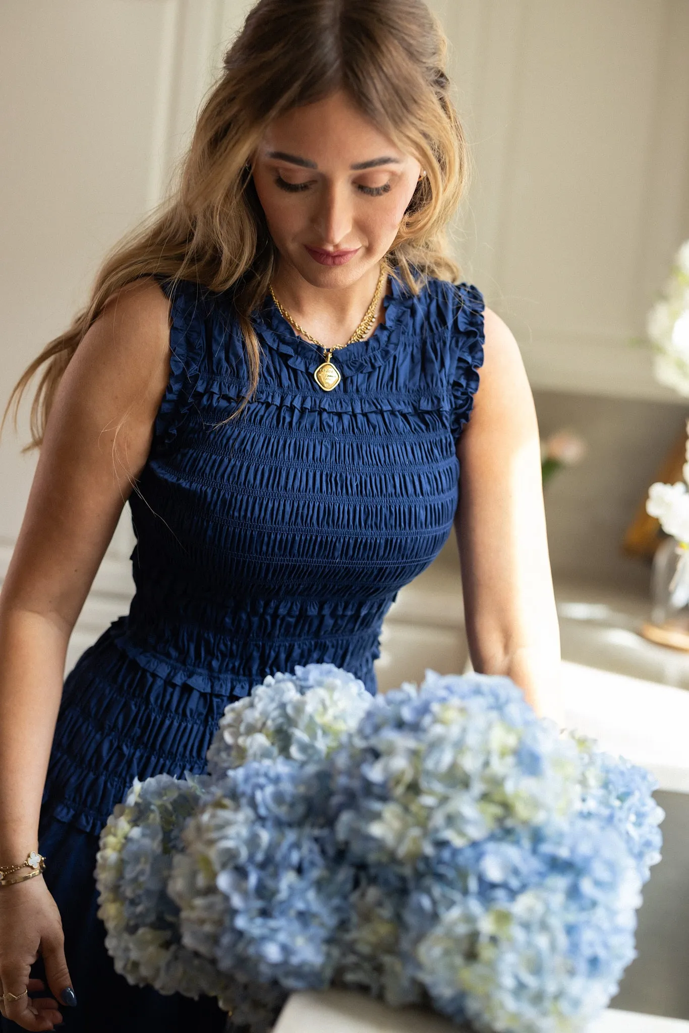 Simone Dress in Navy sold by Ivy City Co product image thumbnail 2