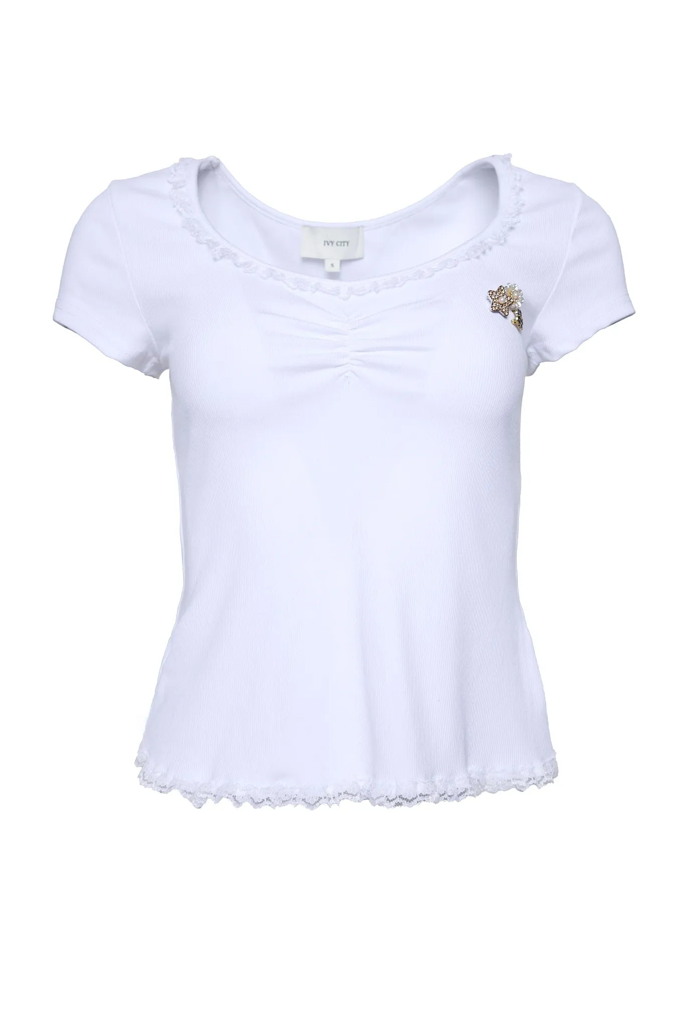 Lily Top in White sold by Ivy City Co product image thumbnail 4