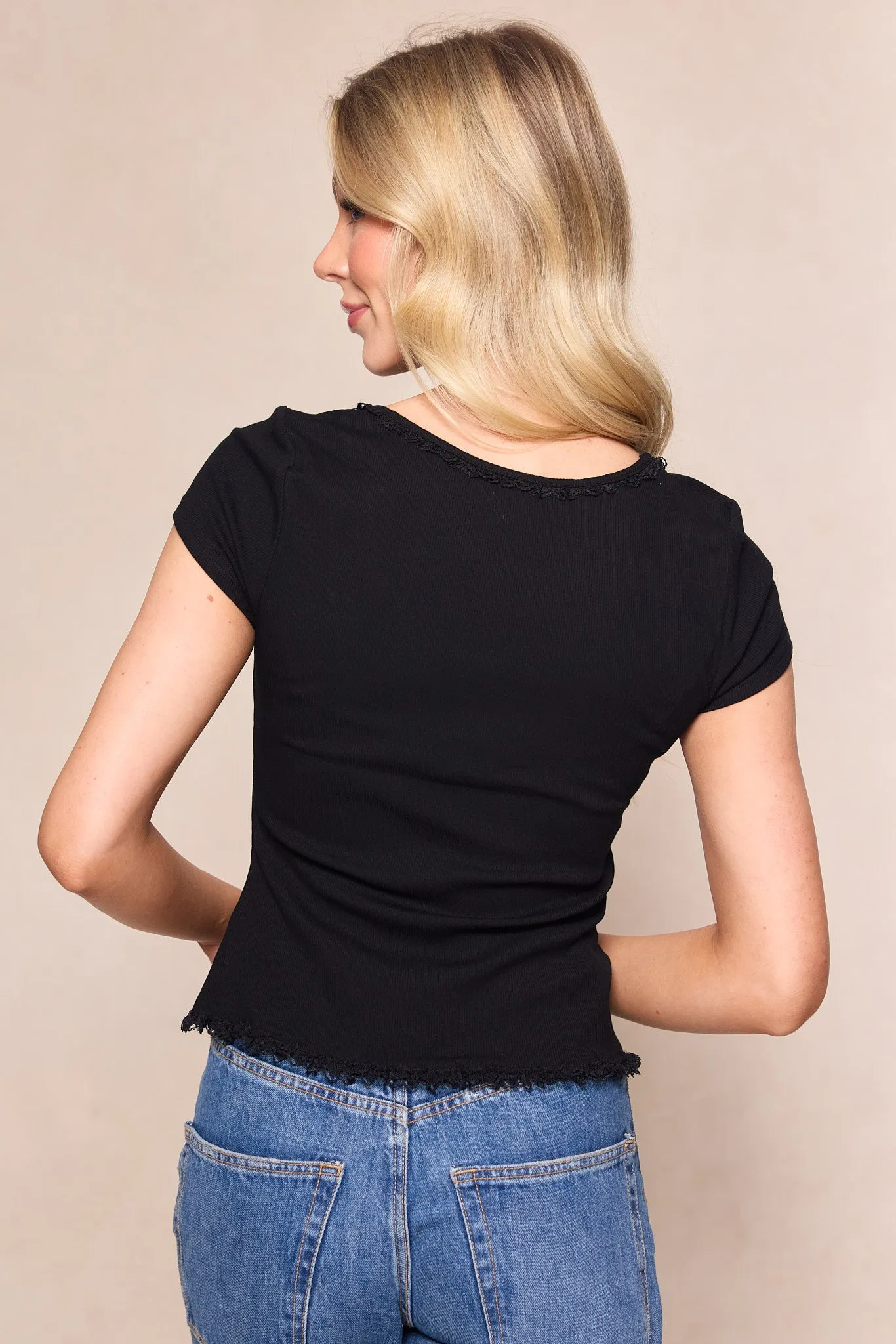 Lily Top in Black sold by Ivy City Co product image thumbnail 4