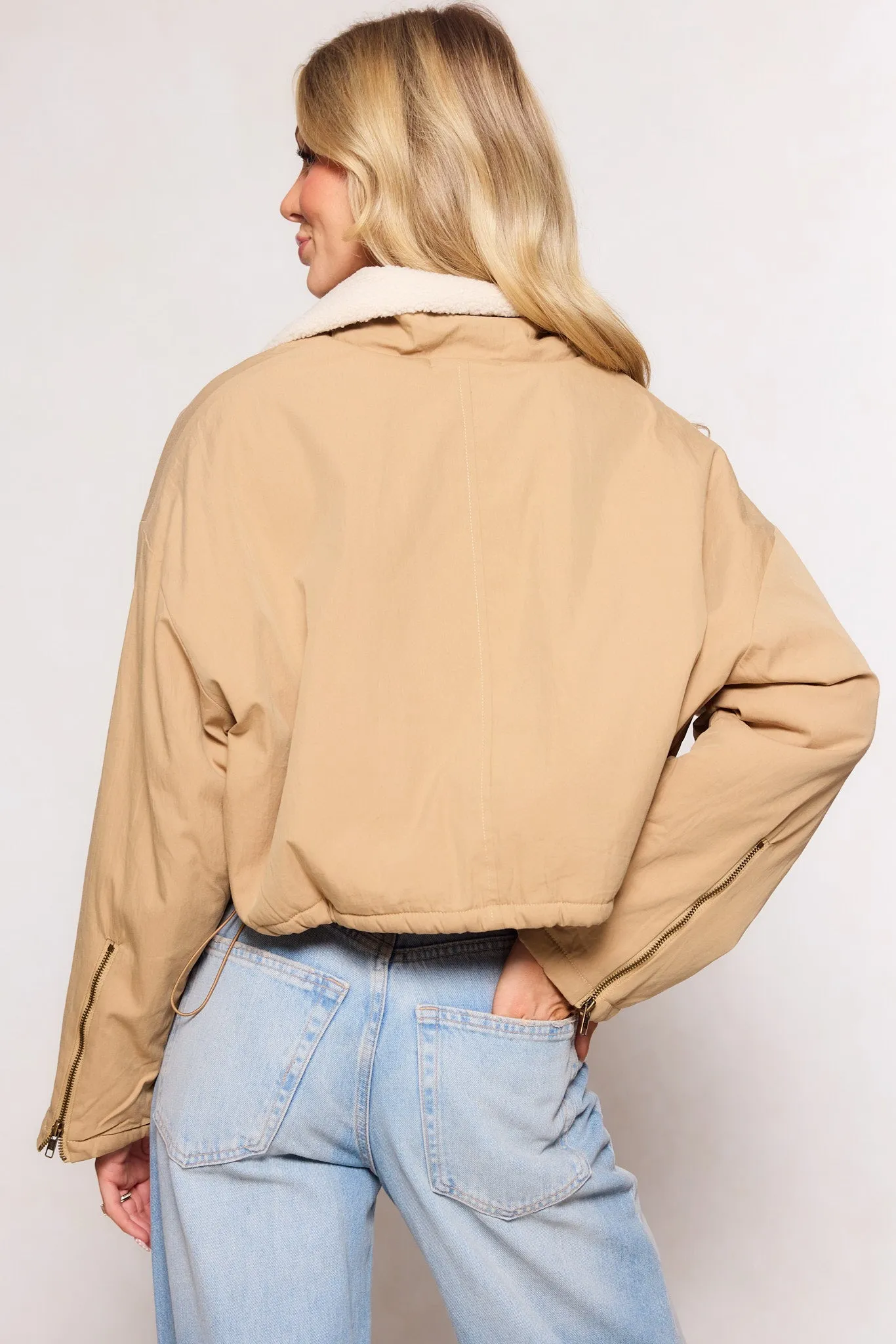 Marleigh Jacket in Tan sold by Ivy City Co product image thumbnail 2