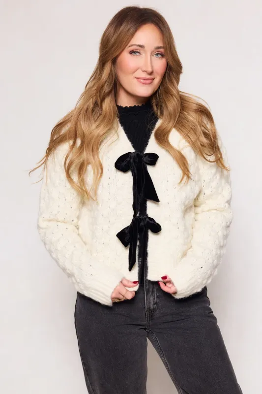 Larissa Sweater in Cream made by Ivy City Co