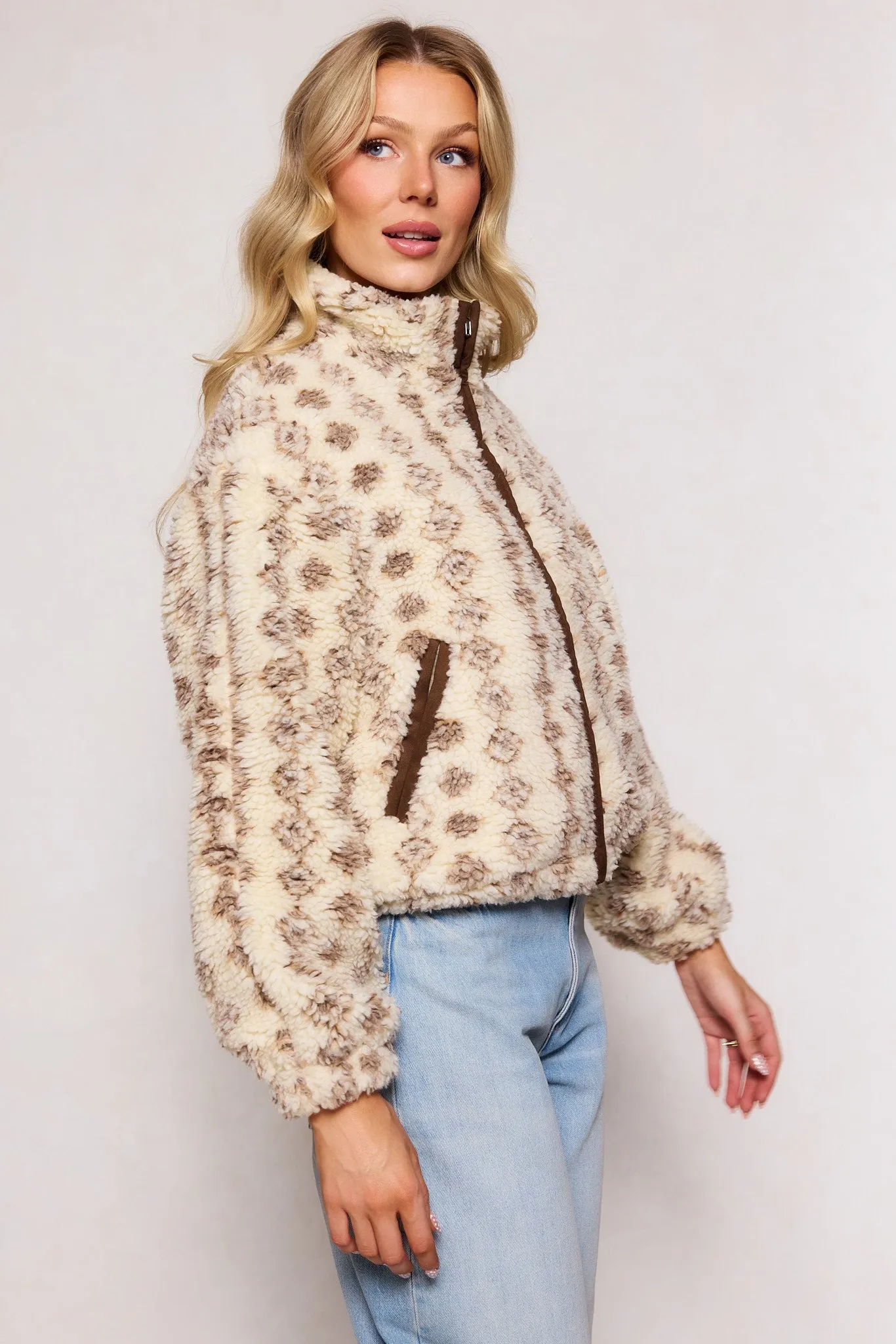 Theodore Jacket in Tan & White sold by Ivy City Co product image thumbnail 3