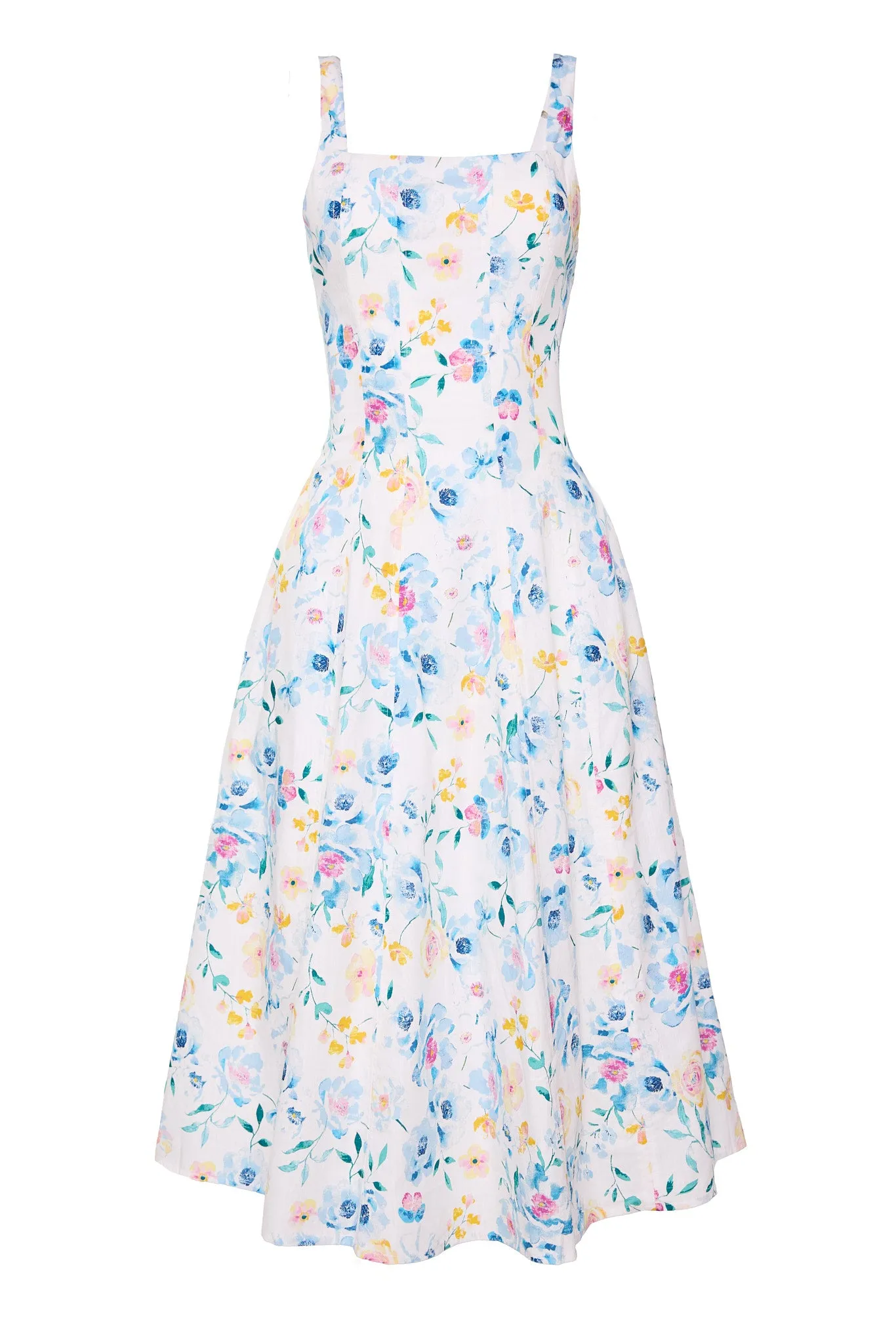 Petal Dress in Blue Bouquet sold by Ivy City Co product image thumbnail 2