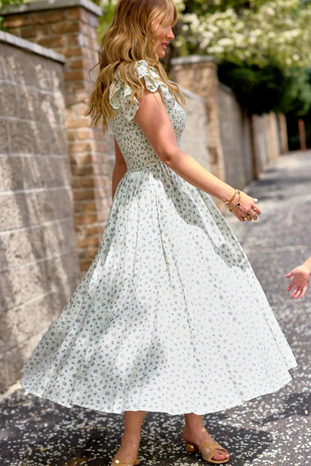 Hattie Dress in Madeline Blue sold by Ivy City Co product image thumbnail 4