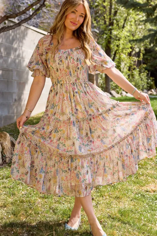 Madeline Dress in Cordelia Floral made by Ivy City Co