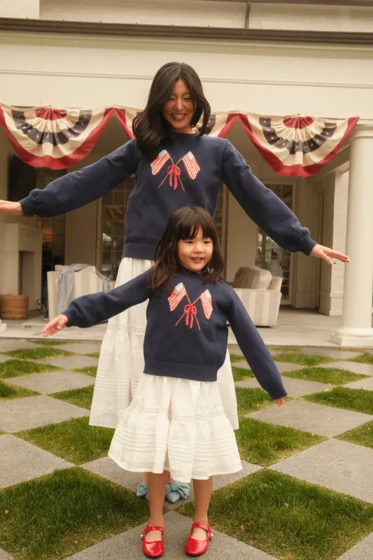 Freedom Sweater in Midnight made by Ivy City Co