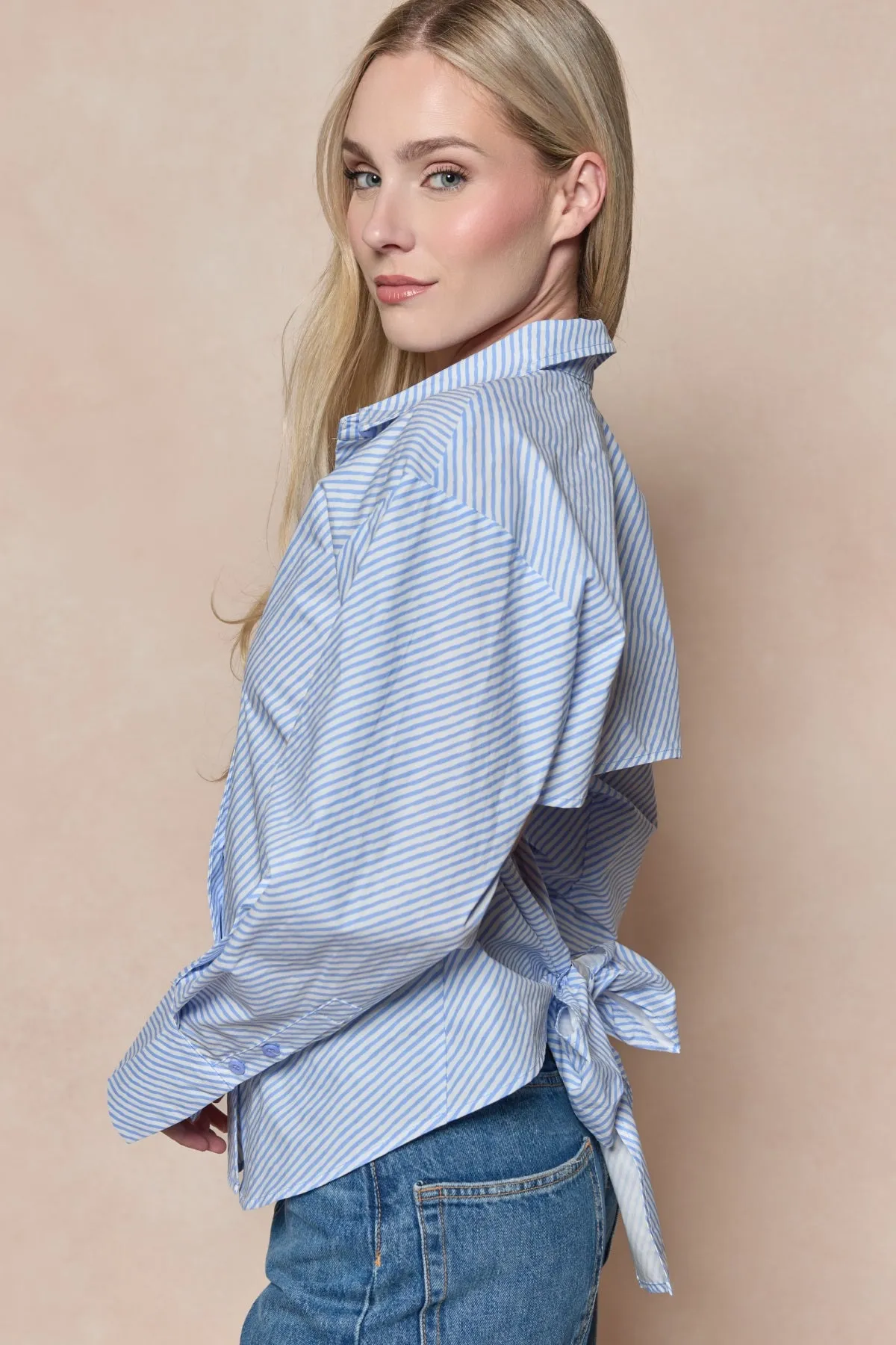 Oriana Top in Blue sold by Ivy City Co product image thumbnail 3