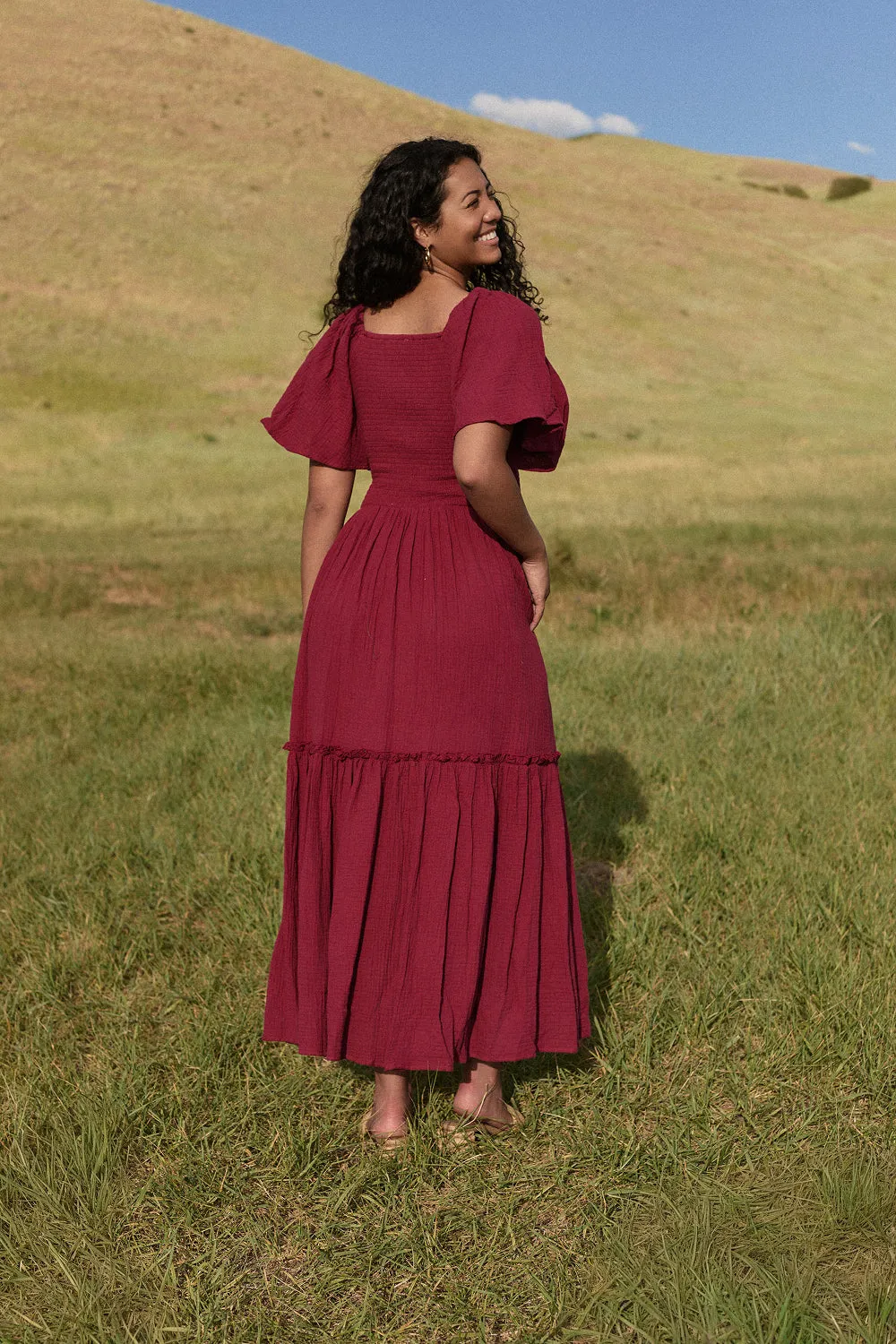 Lennon Maxi Dress in Wildberry sold by Ivy City Co product image thumbnail 4