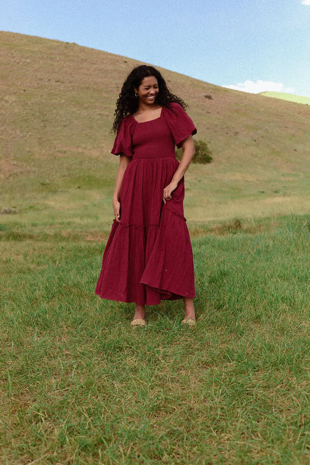 Lennon Maxi Dress in Wildberry sold by Ivy City Co product image thumbnail 5