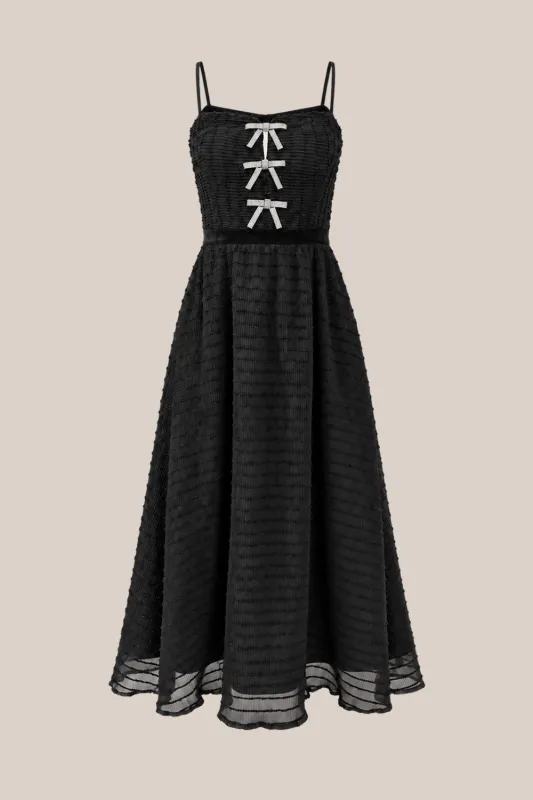 Justina Dress in Black made by Ivy City Co