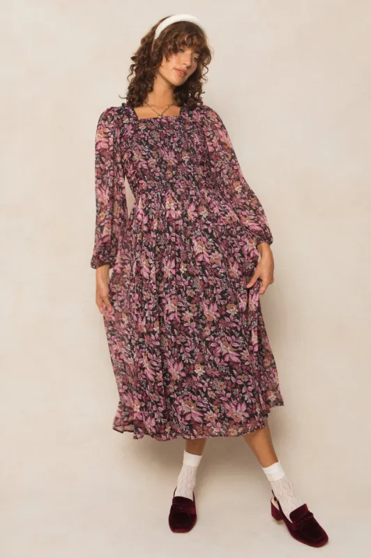 Sasha Dress in Faded Floral - FINAL SALE sold by Ivy City Co