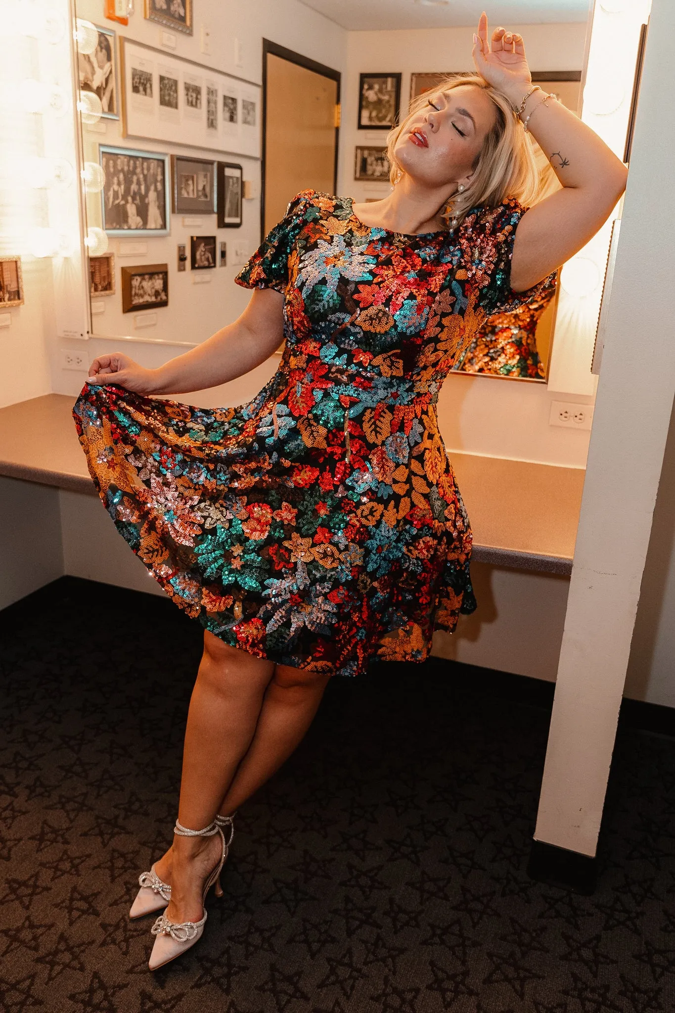 Showstopper Flare Dress sold by Ivy City Co product image thumbnail 5