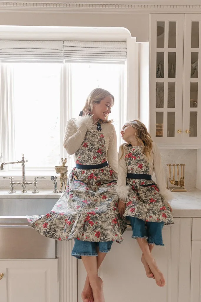 Ivy Apron in Berry Toile sold by Ivy City Co product image thumbnail 2