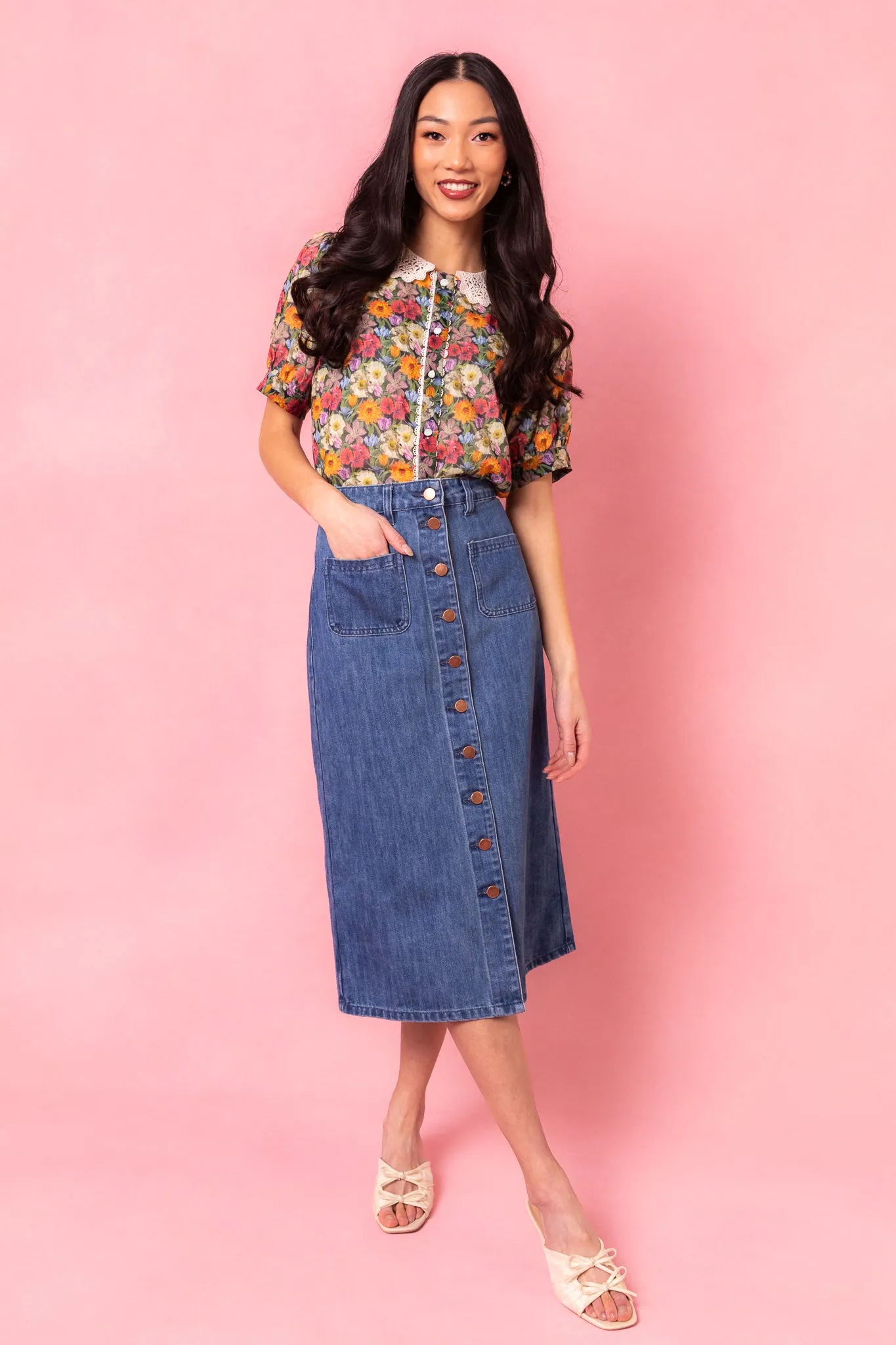 Cambridge Blouse Made With Liberty Fabric - FINAL SALE sold by Ivy City Co product image thumbnail 5