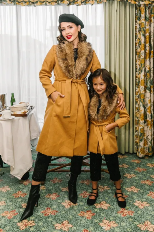Sloane Coat in Camel - FINAL SALE sold by Ivy City Co