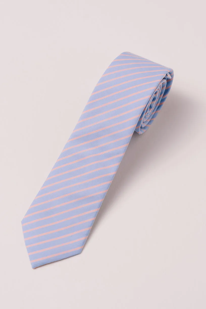 Mens Max Tie in Sutton Pinstripe - FINAL SALE sold by Ivy City Co