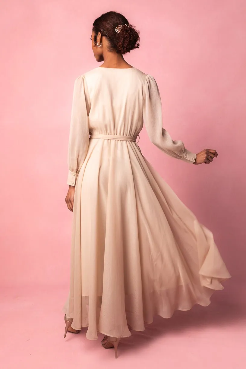 Andie Dress in Champagne sold by Ivy City Co product image thumbnail 4