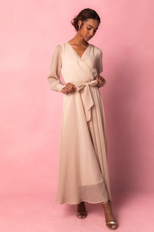 Andie Dress in Champagne sold by Ivy City Co