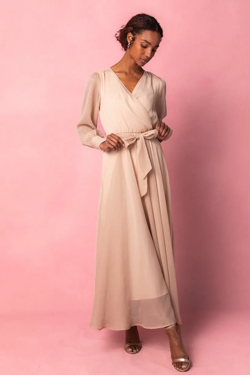 Andie Dress in Champagne sold by Ivy City Co