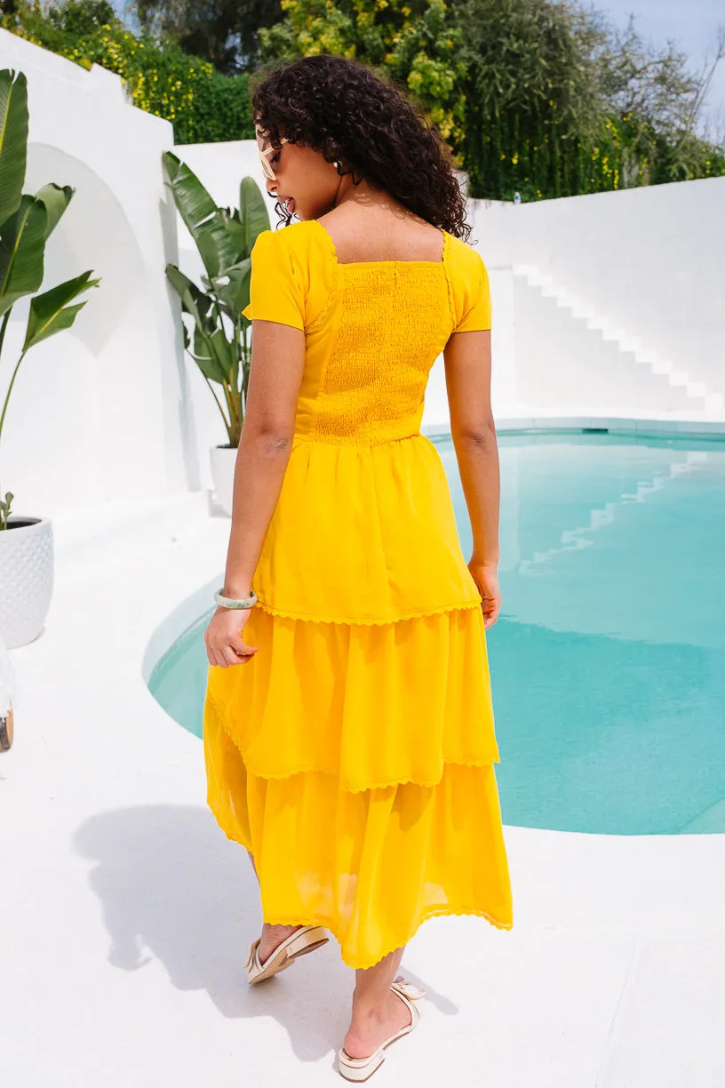 Natalie Dress in Marigold - FINAL SALE sold by Ivy City Co product image thumbnail 4