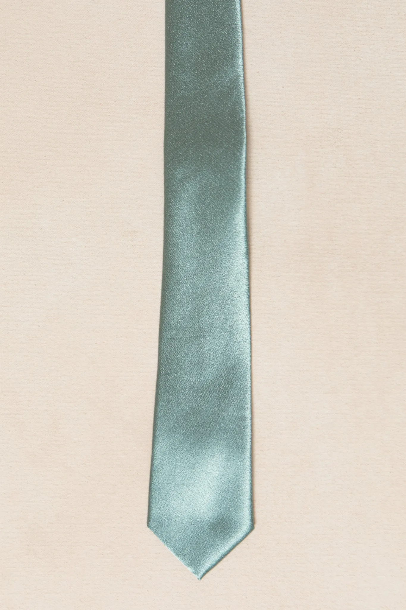 Mens Max Tie in Seaglass Satin sold by Ivy City Co product image thumbnail 4
