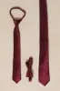 Mens Max Tie in Wine Satin sold by Ivy City Co