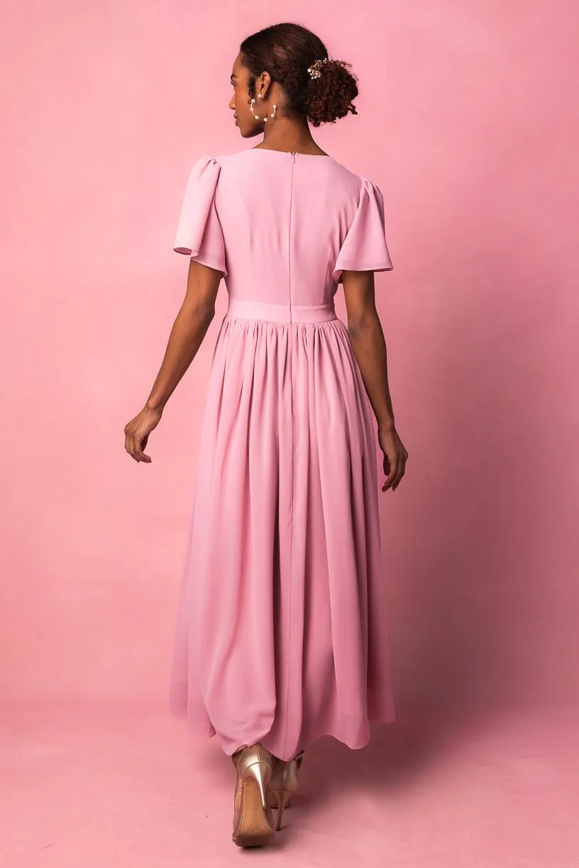 Abbie Dress in Blush sold by Ivy City Co product image thumbnail 4