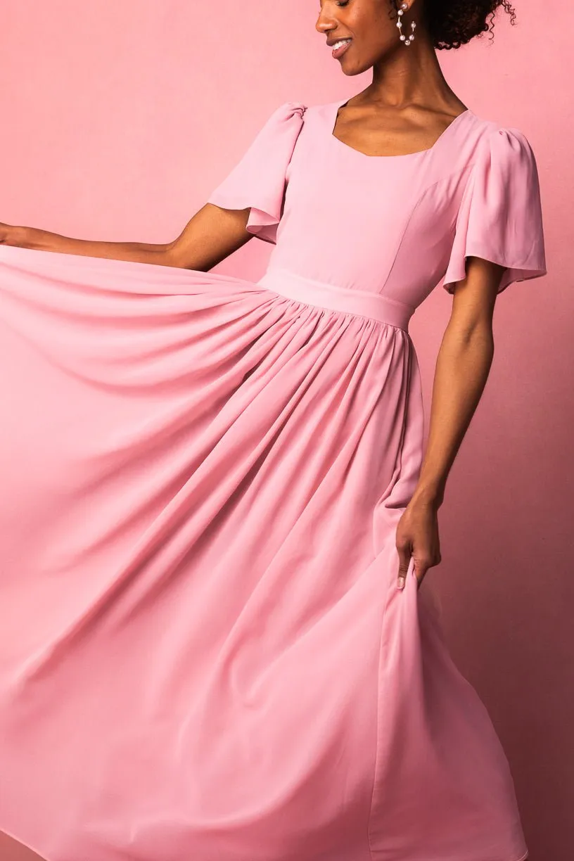 Abbie Dress in Blush sold by Ivy City Co product image thumbnail 2