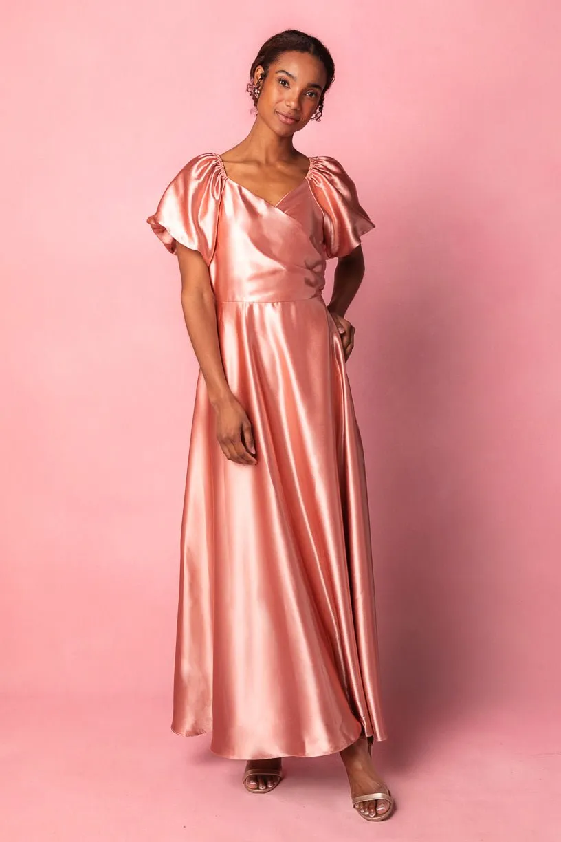 Tessie Dress in Apricot Crush sold by Ivy City Co product image thumbnail 2