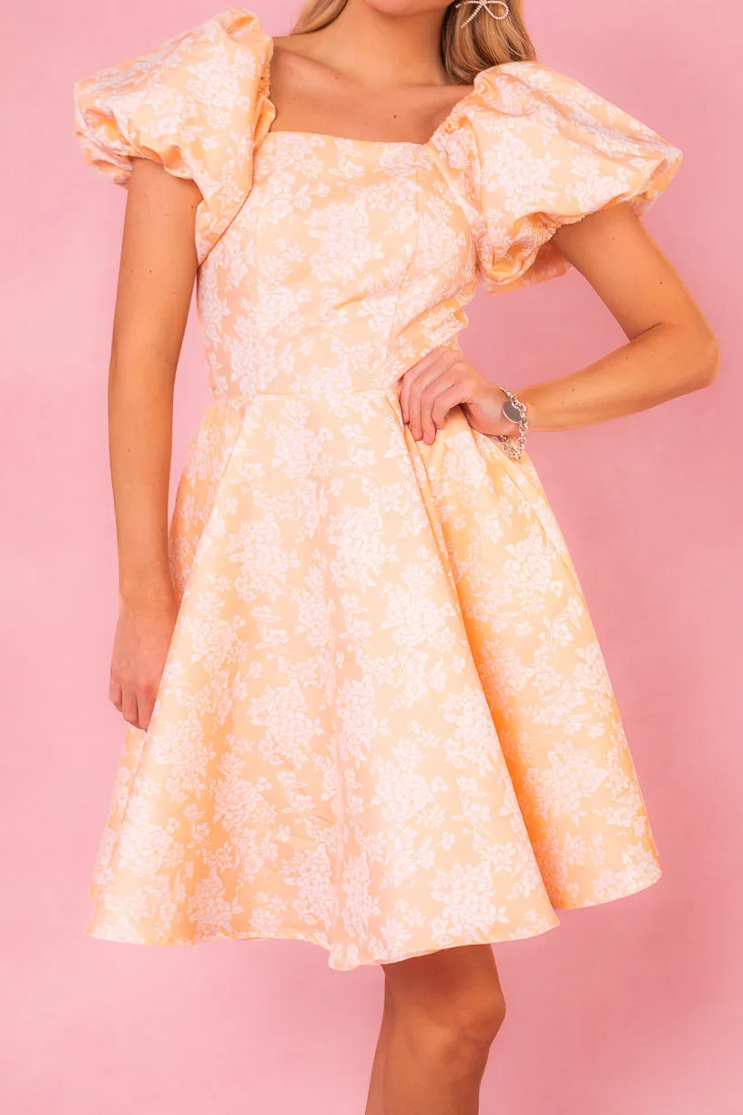 Ivanna Dress in Peach - FINAL SALE sold by Ivy City Co product image thumbnail 3