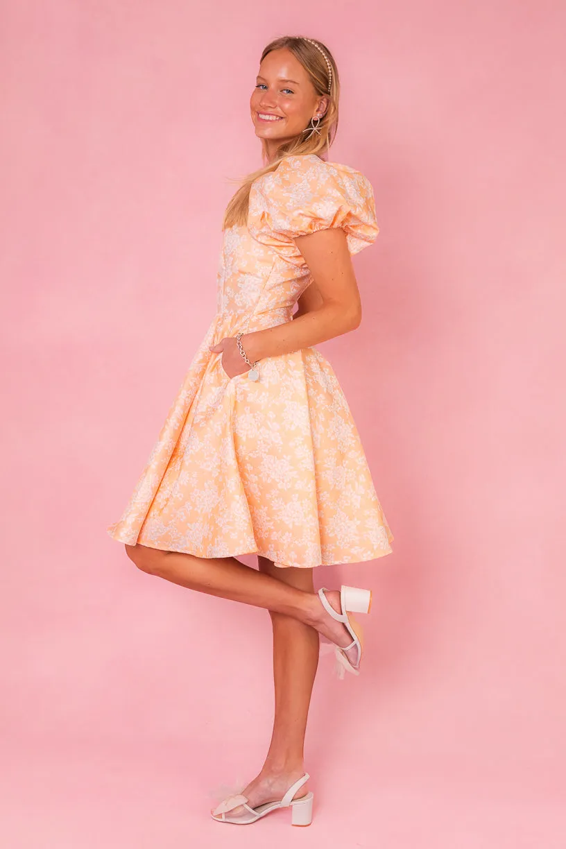 Ivanna Dress in Peach - FINAL SALE sold by Ivy City Co product image thumbnail 4