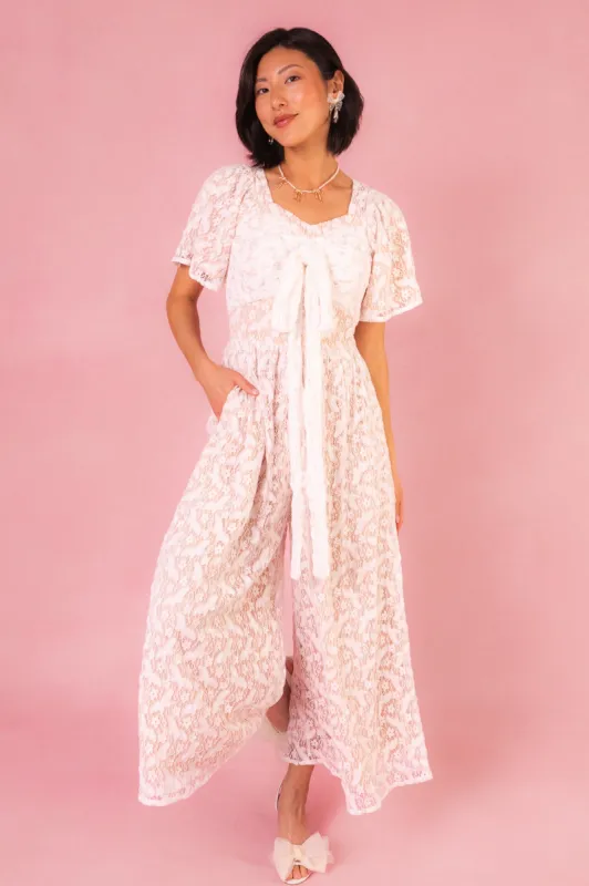 Lindsey Jumpsuit in White - FINAL SALE sold by Ivy City Co