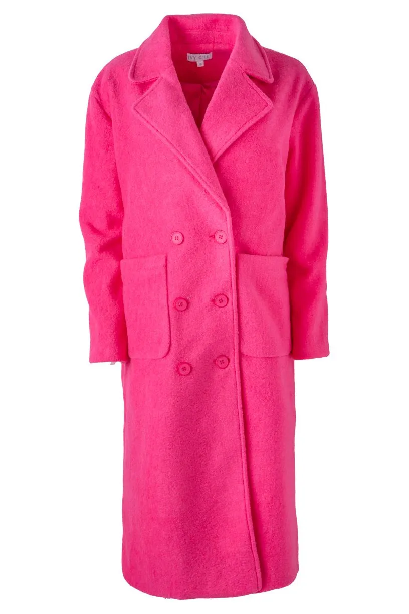 Polly Coat in Hot Pink - FINAL SALE sold by Ivy City Co product image thumbnail 2