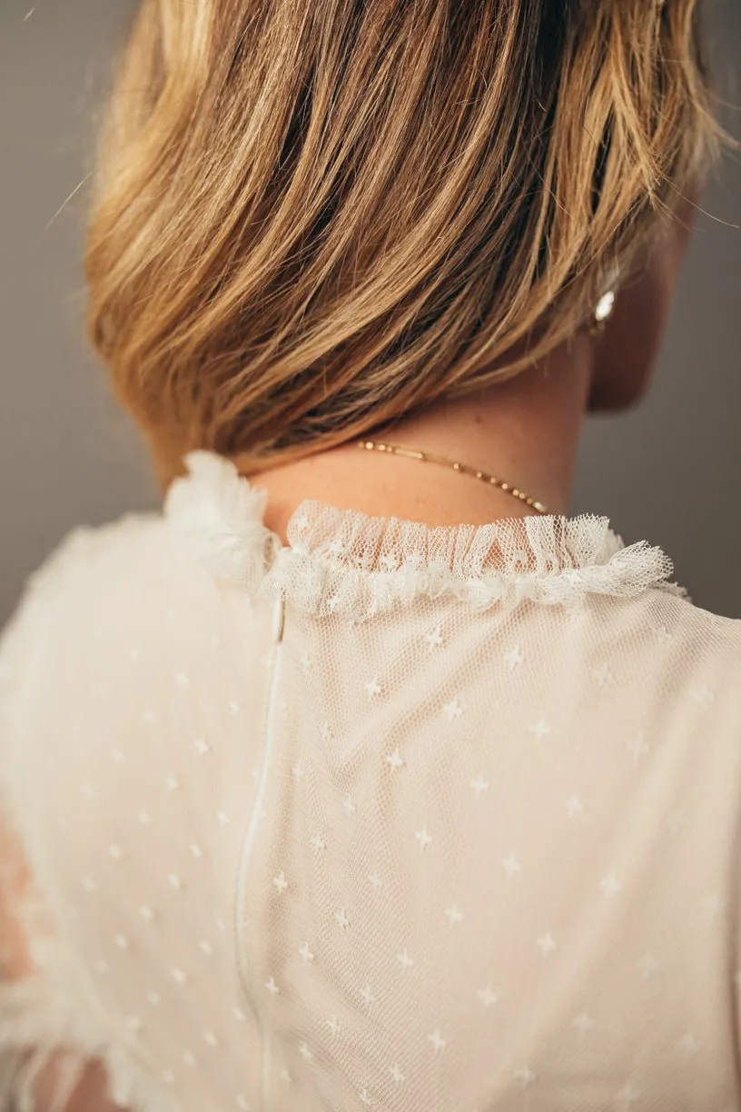 Whimsical Dress in White sold by Ivy City Co product image thumbnail 5