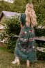 Flora Dress in Jade - FINAL SALE sold by Ivy City Co