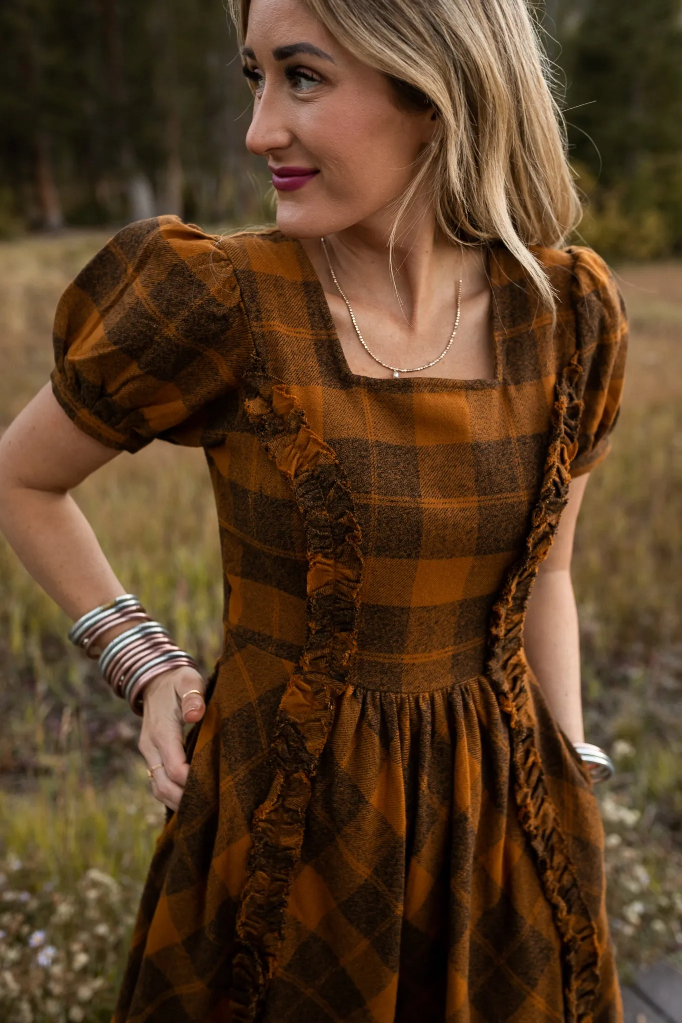 Kimball Dress in Plaid - FINAL SALE sold by Ivy City Co product image thumbnail 2