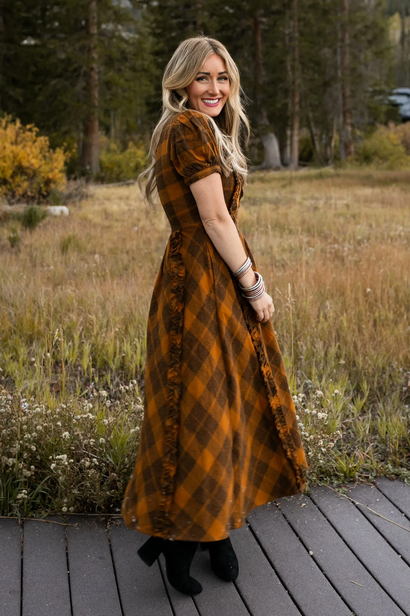 Kimball Dress in Plaid - FINAL SALE sold by Ivy City Co product image thumbnail 3