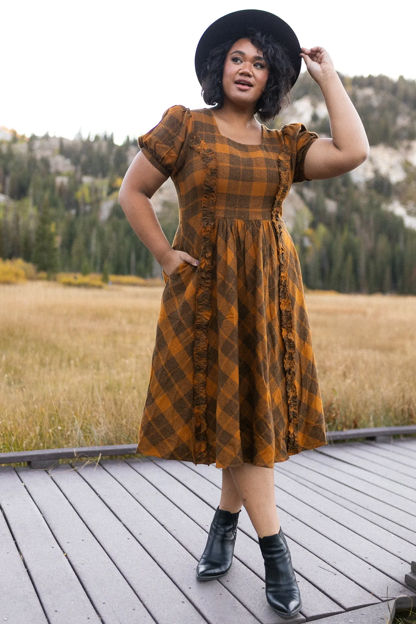 Kimball Dress in Plaid - FINAL SALE sold by Ivy City Co product image thumbnail 4
